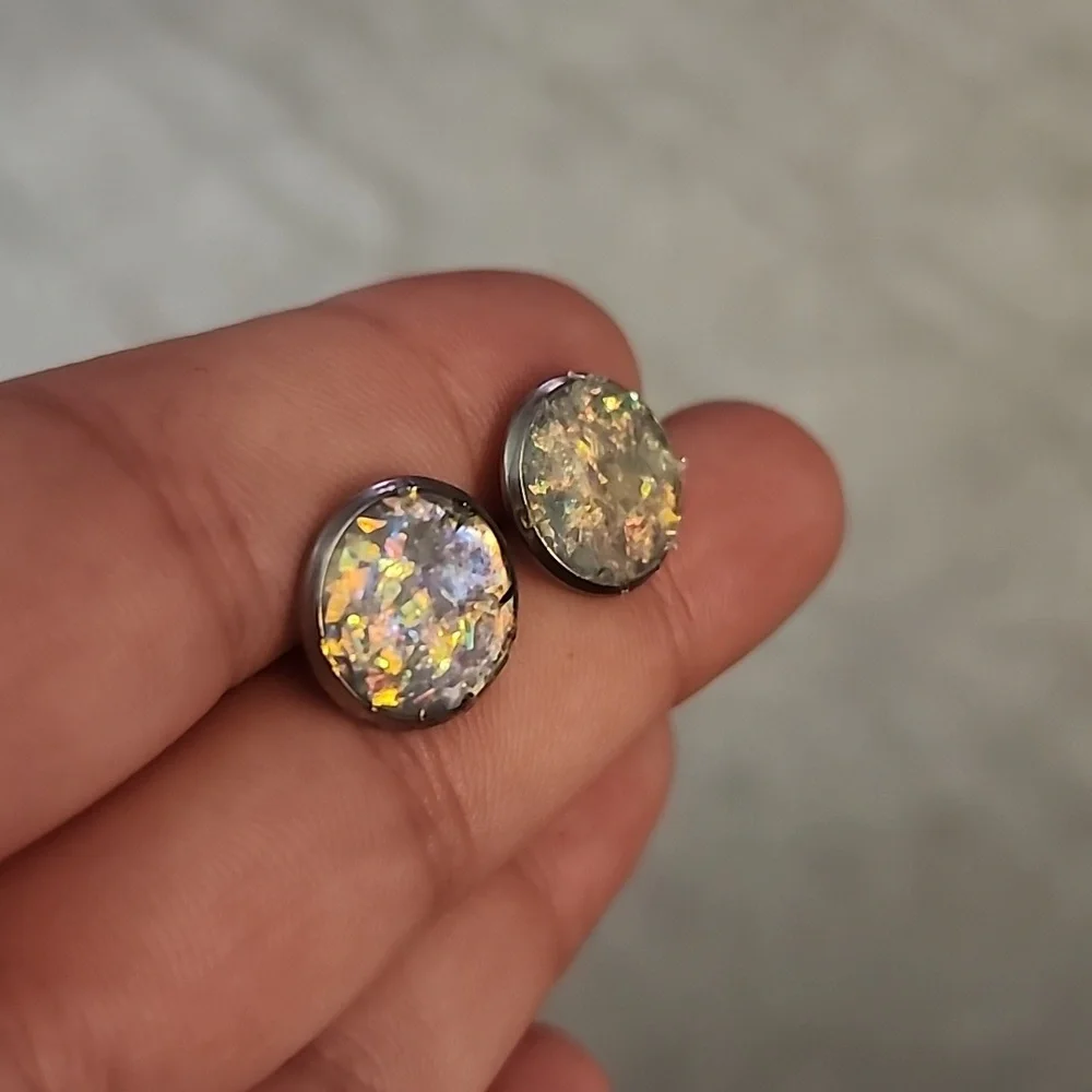 handmade stud earrings